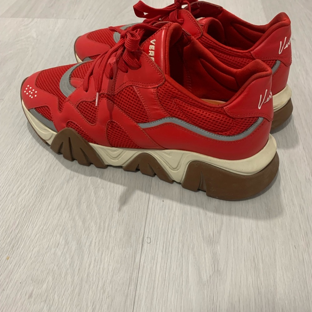 Versace Red Sneakers